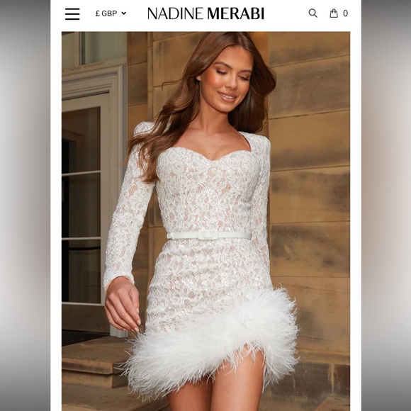 Nadine Merabi - Carly White Dress - Picture 3 of 10